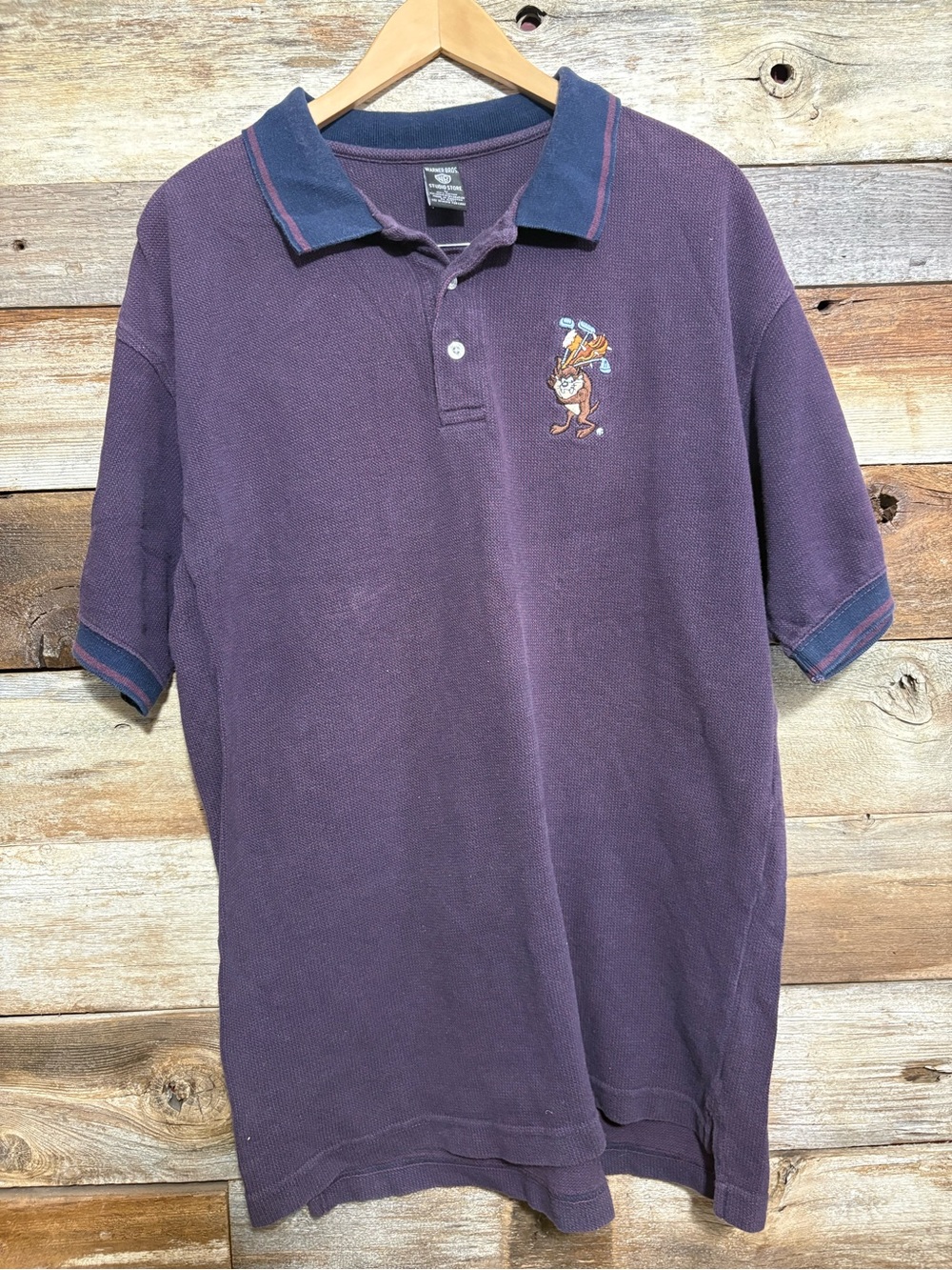 Vtg Warner Bro polo